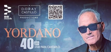 Imagen de la noticia: Yordano celebra 40 años de vida artística con un tour en EEUU