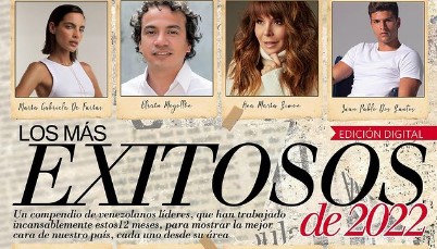 Imagen de la noticia: Venezolanos exitosos del 2022 según la revista OK