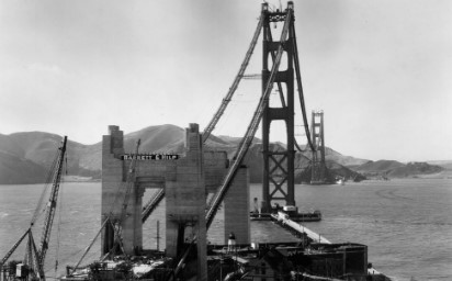 Imagen de la noticia: Un día como hoy, 5 de enero en la historia: 1933 en San Francisco (California) empieza la construcción del Golden Gate.