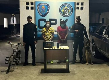 Imagen de la noticia: Municipio San Francisco: Detienen a dos hombres con drogas y municiones de guerra