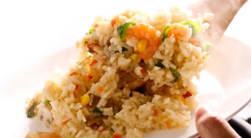 Imagen de la noticia: Arroz con camarones y coco