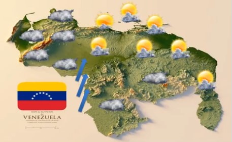 Imagen de la noticia: Inameh: Para este lunes se prevé nubosidad fragmentada en gran parte del país