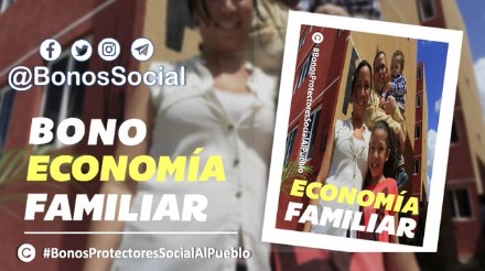Imagen de la noticia: Sistema patria inició el pago del bono Economía Familiar