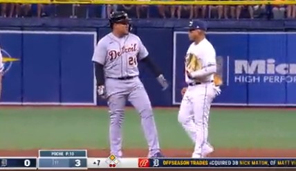 Imagen de la noticia: MLB 2023: Miguel Cabrera igualó a Ichiro Suzuki con su hit 3.089