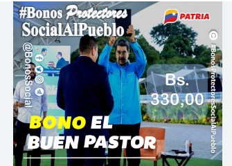 Imagen de la noticia: Inician pago de bono a la comunidad cristiana