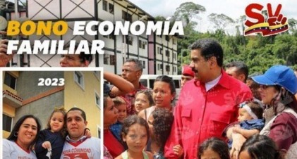 Imagen de la noticia: Sistema Patria: Inició la entrega del bono «Economía Familiar» de abril