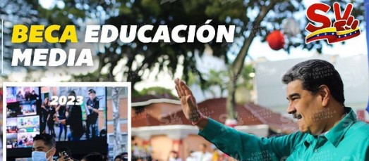 Imagen de la noticia: Sistema patria inició la entrega del bono»Beca Enseñanza Media»