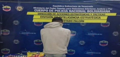 Imagen de la noticia: Estado Falcon: Detienen a sujeto con envoltorios de marihuana en bolsas de Pepito