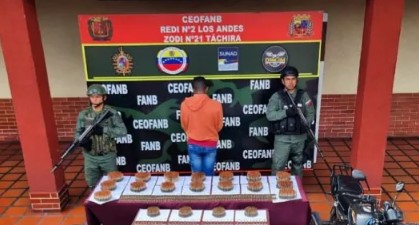 Imagen de la noticia: Estado Tachira: Detienen a un hombre en una trocha con 4.702 municiones