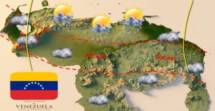 Imagen de la noticia: Inameh: Para este 3 de julio se pronostica precipitaciones de intensidad variable en gran parte del país