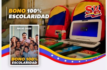 Imagen de la noticia: Sistema Patria inició la entrega del bono «100% Escolaridad»
