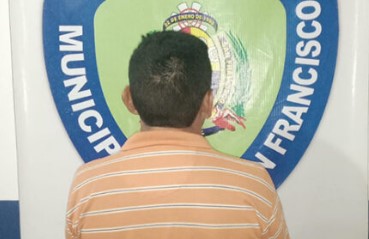 Imagen de la noticia: Municipio San Francisco: Detienen a sujeto por el delito de agresión a su pareja