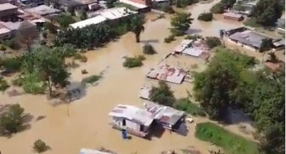 Imagen de la noticia: Estado Bolívar: Cientos de damnificados dejan las lluvias
