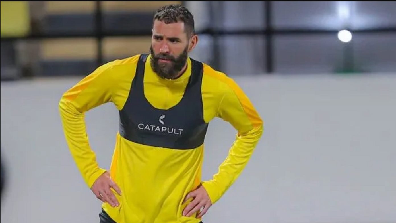 Imagen de la noticia: Benzema volvió a entrenar con el Al Ittihad