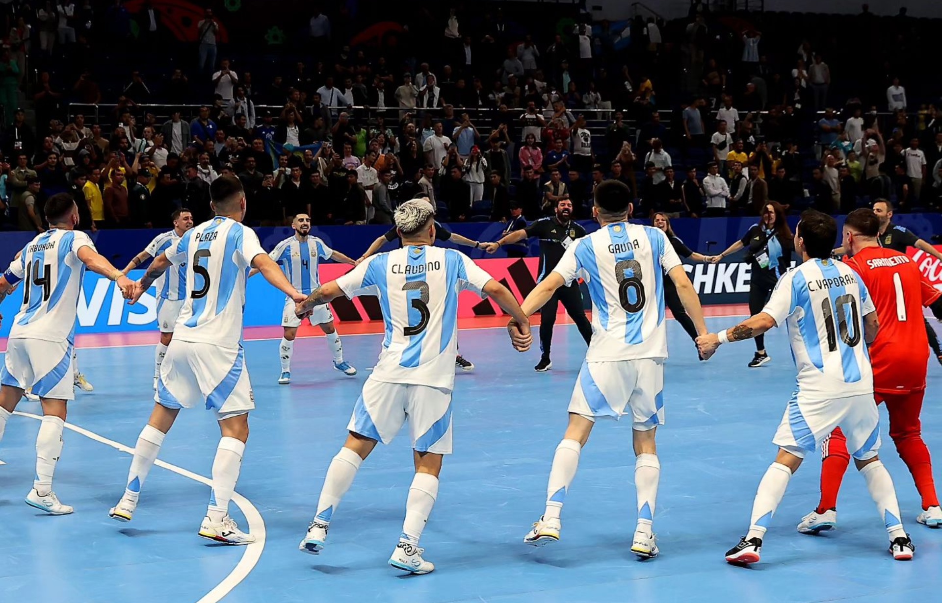 Imagen de la noticia: Futbol: Brasil y Argentina en final del Mundial de Fútbol Sala 2024