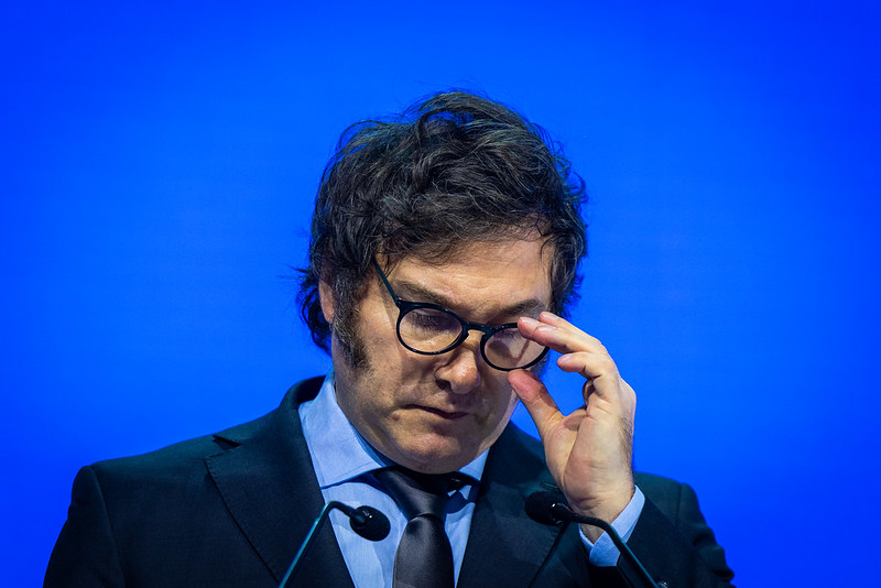 Imagen de la noticia: Javier Milei: «Estoy feliz con los venezolanos que viven en Argentina»