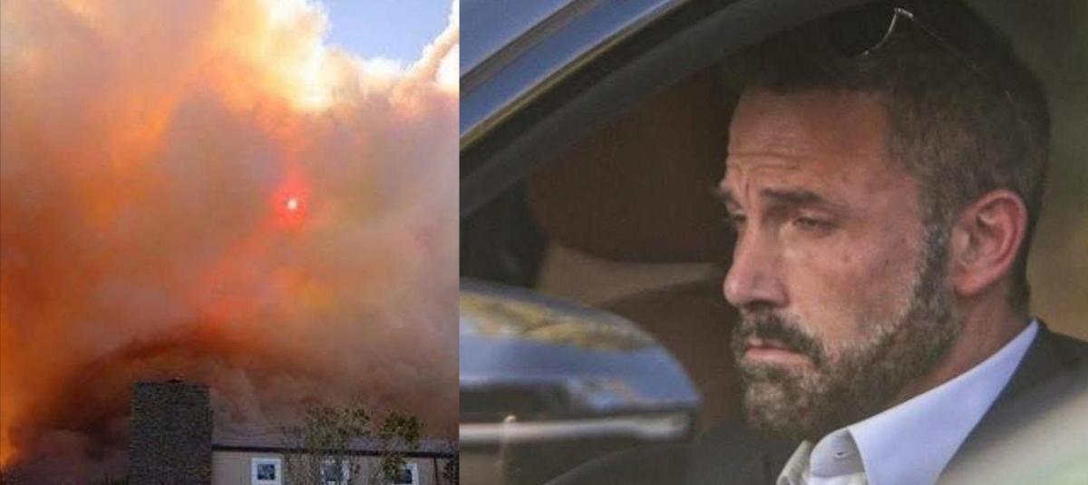 Imagen de la noticia: Estados Unidos: Ben Affleck evacuado de emergencia por devastador incendio en Los Ángeles
