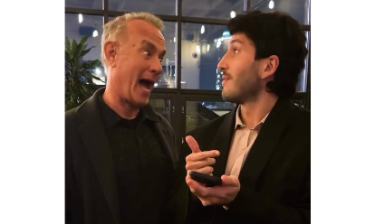 Imagen de la noticia: Música: Tom Hanks promociona el nuevo tema de Sebastián Yatra, “La Pelirroja”