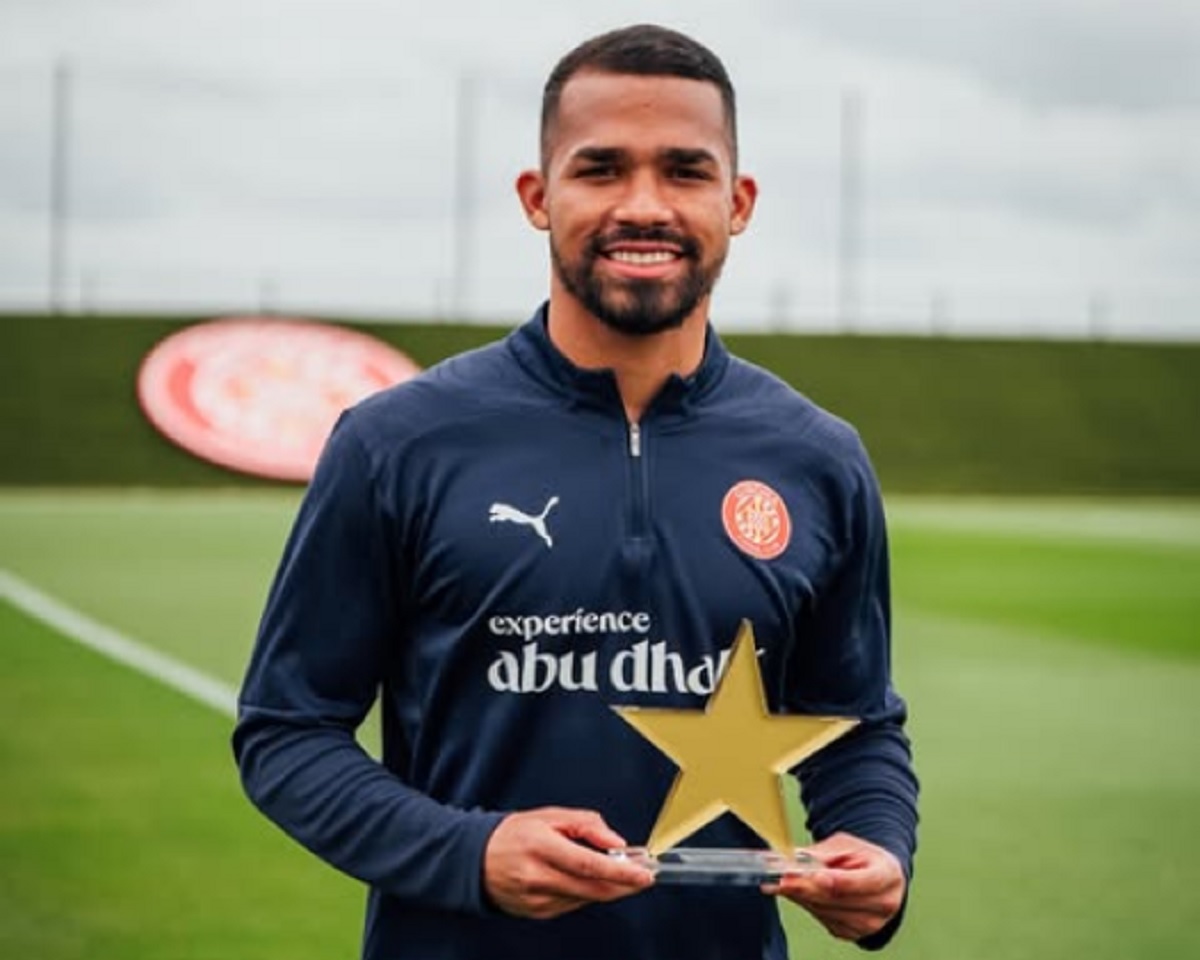 Imagen de la noticia: Futbol: Yangel Herrera es el jugador del mes del Girona