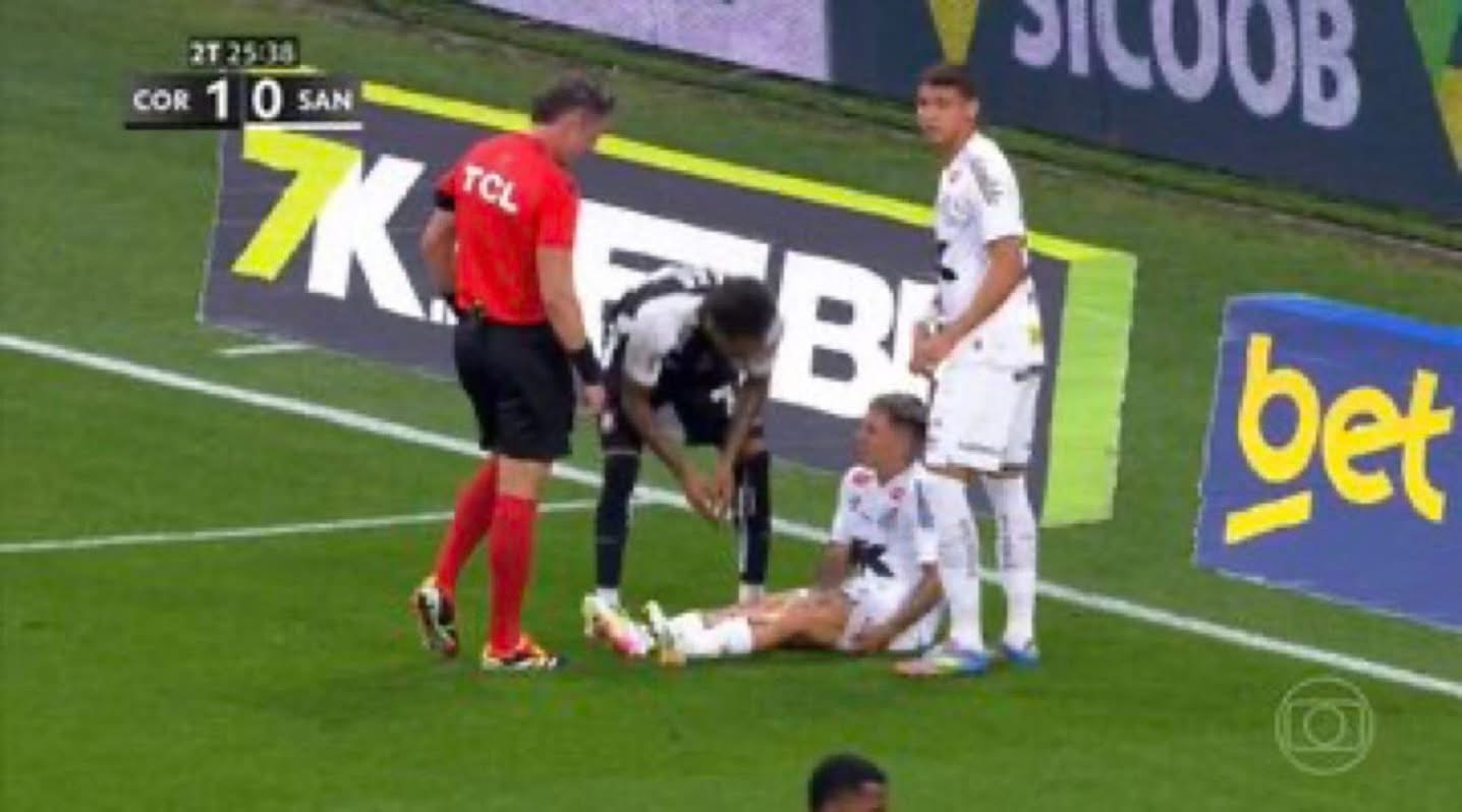 Imagen de la noticia: Yeferson Soteldo habría sufrido una lesión muscular con el Santos FC