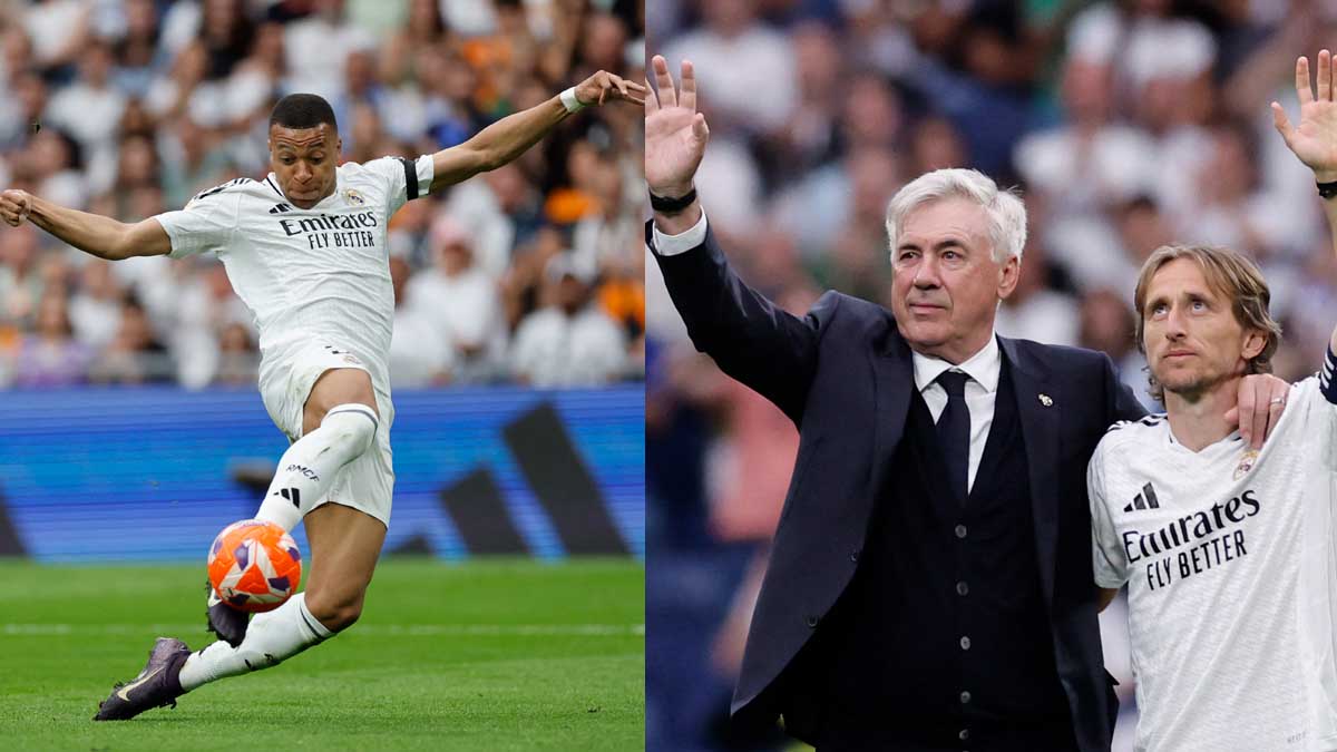 Imagen de la noticia: Doblete de Mbappé da victoria al Real Madrid en emotiva despedida de Modric y Ancelotti