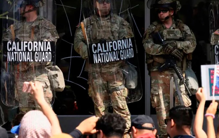 Imagen de la noticia: Trump amenaza con usar militares contra protestas en Los Ángeles