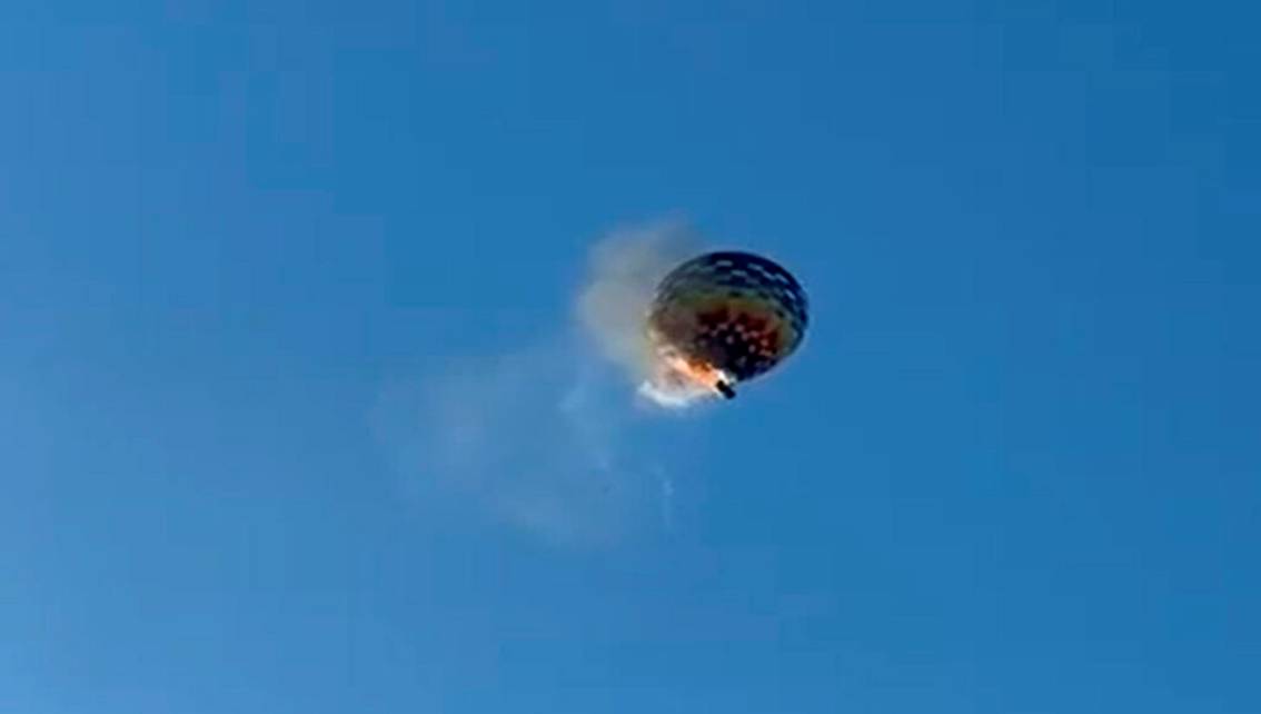 Imagen de la noticia: Tragedia aérea en Brasil: Globo aerostático se incendia y deja ocho fallecidos