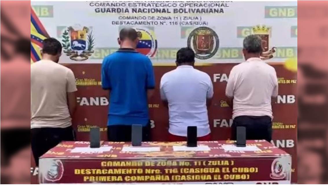 Imagen de la noticia: Detenidos Cuatro Individuos por Abigeato en Zulia