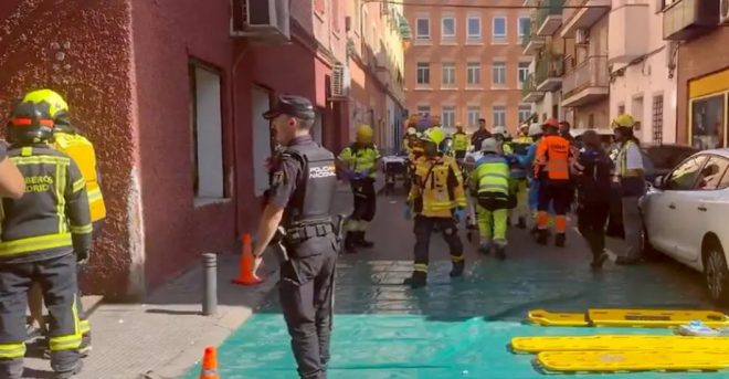 Imagen de la noticia: Explosión en bar de Madrid deja 25 heridos; investigan causas