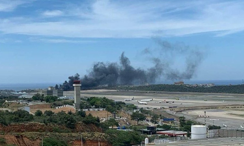 Imagen de la noticia: Tragedia aérea en Maiquetía: Dos fallecidos y dos heridos tras desplome de Learjet