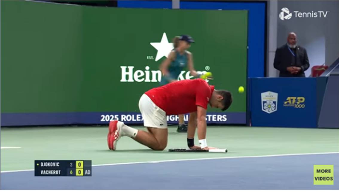 Imagen de la noticia: ¡Claudica Djokovic en Shangái! Se impone Valentín Vacherot ante un serbio cojo y con dolor