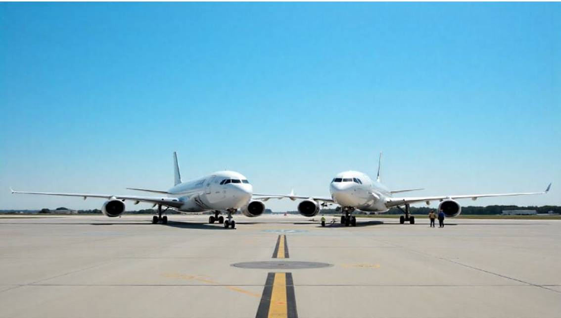Imagen de la noticia: Dos aviones de United Airlines chocan en pista en Nueva York
