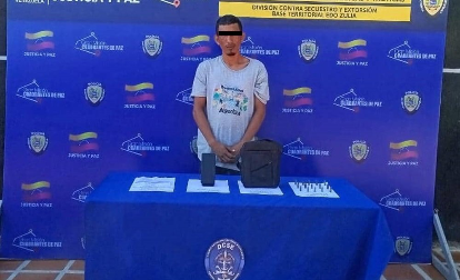 Imagen de la noticia: Capturan a integrante de la banda “Liovel Atencio” en Mara