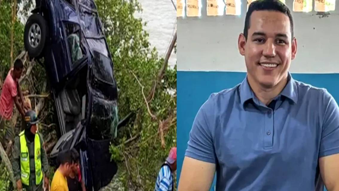 Imagen de la noticia: Alcalde del El Tigre se vuelca en su camioneta cerca de Boca de Uchire