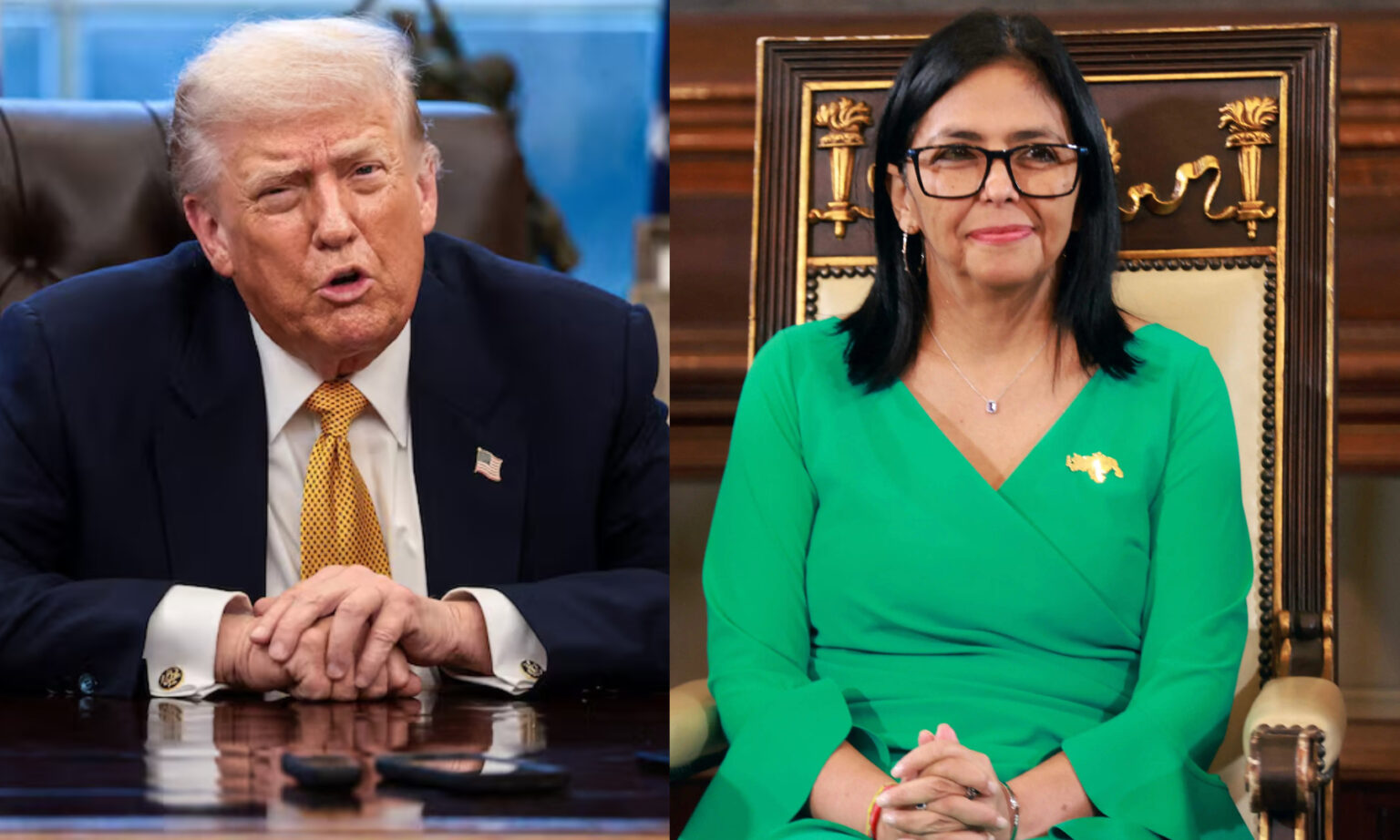 Imagen de la noticia: Conversación clave: Delcy Rodríguez y Donald Trump abren puertas a futuro de Venezuela