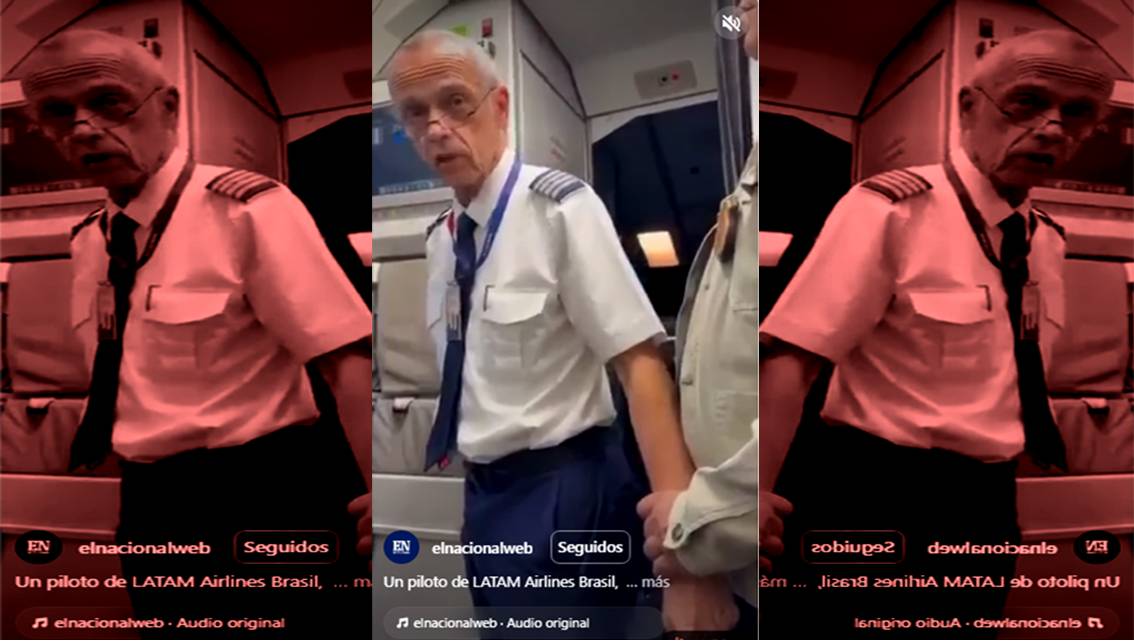 Imagen de la noticia: Detienen a piloto de LATAM en plena cabina por presunto vínculo con red de explotación infantil