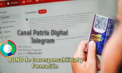 Imagen de la noticia: Pagan el bono Único de Corresponsabilidad de marzo por Patria