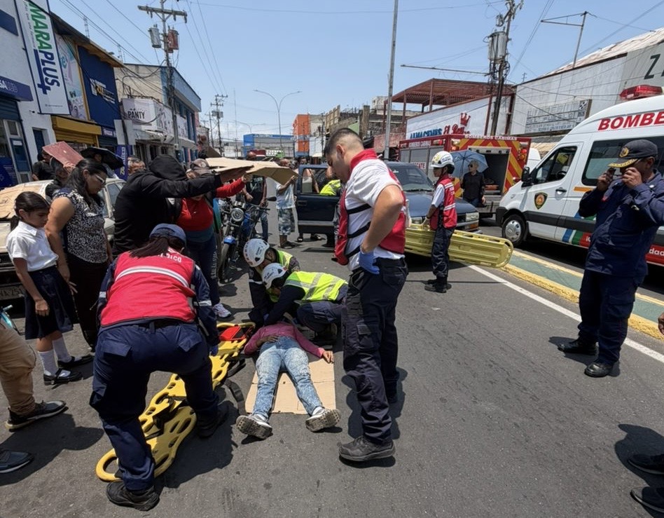 Imagen de la noticia: Municipio Cabimas: Arrollamiento arroja dos personas afectadas en la Avenida Independencia de esta ciudad