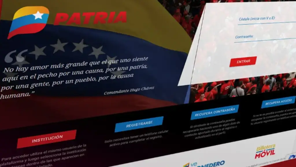 Imagen de la noticia: Sistema Patria inicia pago del Bono Único Familiar: Este es el monto actualizado para abril