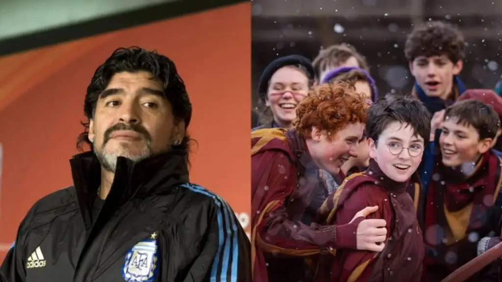 Imagen de la noticia: Diego Maradona aparece por sorpresa en la nueva serie de Harry Potter