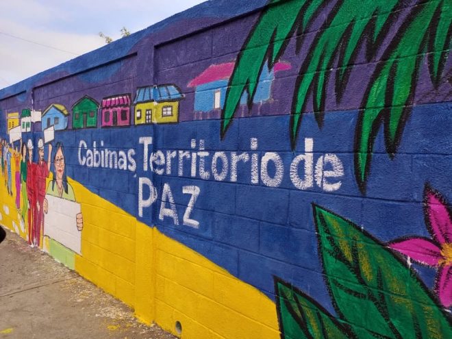Municipio Cabimas: Develan Mural para la reconciliación y la Paz en la ciudad
