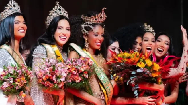 Lady Di Mosquera se alza con la corona del Miss Grand Venezuela 2026