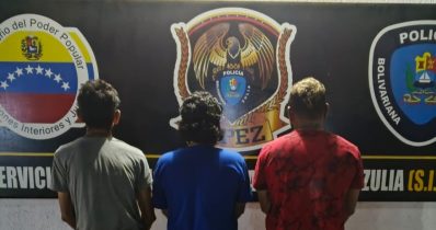 Imagen de la noticia: Capturan a tres sujetos con envoltorios de droga en el sector Veritas de Maracaibo