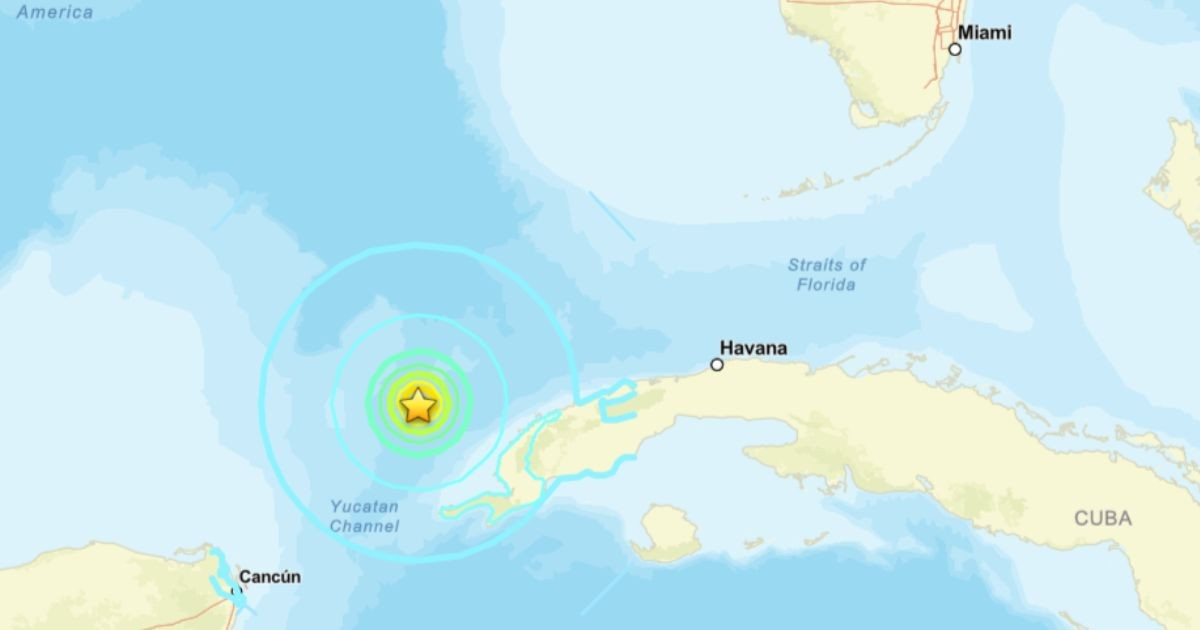 Imagen de la noticia: Sismo de 6.1 en Cuba se siente en Florida