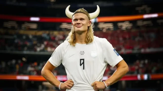 Imagen de la noticia: El rap que grabó Erling Haaland a sus 16 años y que hoy es viral