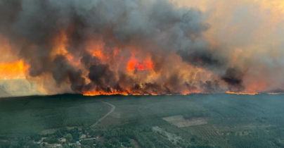 Imagen de la noticia: El megaincendio de Gironda mantiene en alerta a Francia