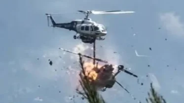 Imagen de la noticia: Dos helicópteros de bomberos se estrellan en Grecia este domingo